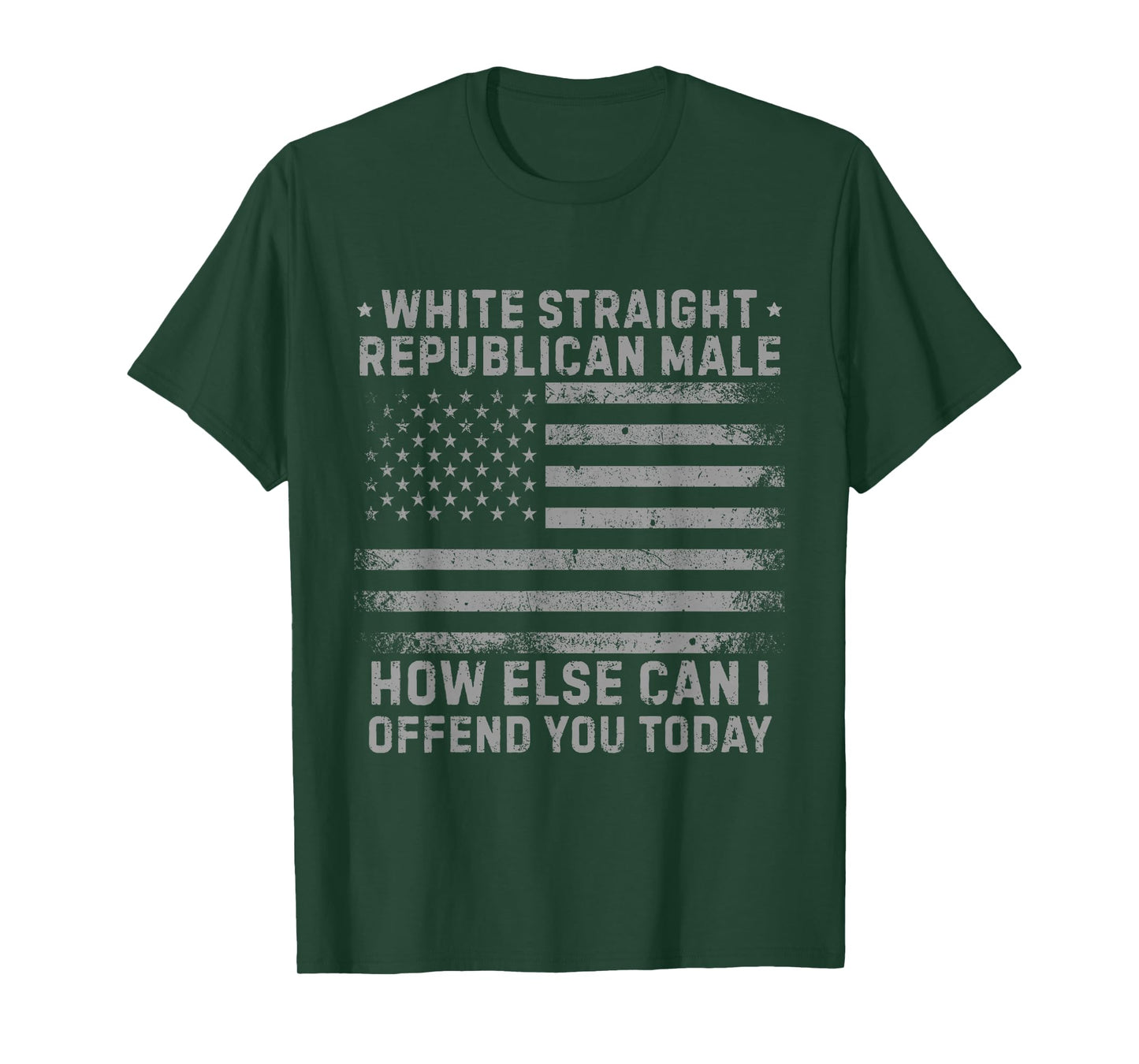 Straight White Republican Male Funny Conservative Political T-Shirt