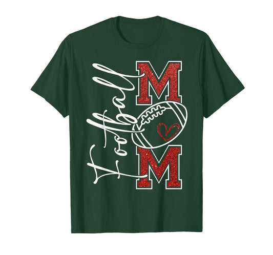 Football Mama Go Cheer Football Mom Game Day Mother's Day T-Shirt