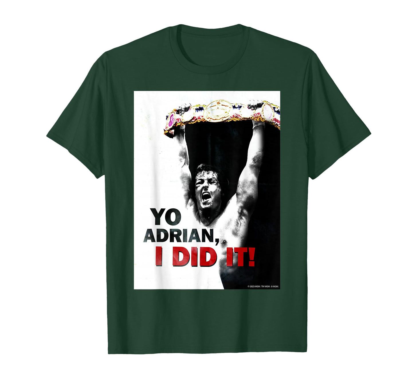 Rocky Unisex-Adults T-Shirt, Black, Small, Short Sleeve, Classic Fit, Cotton, Polyester
