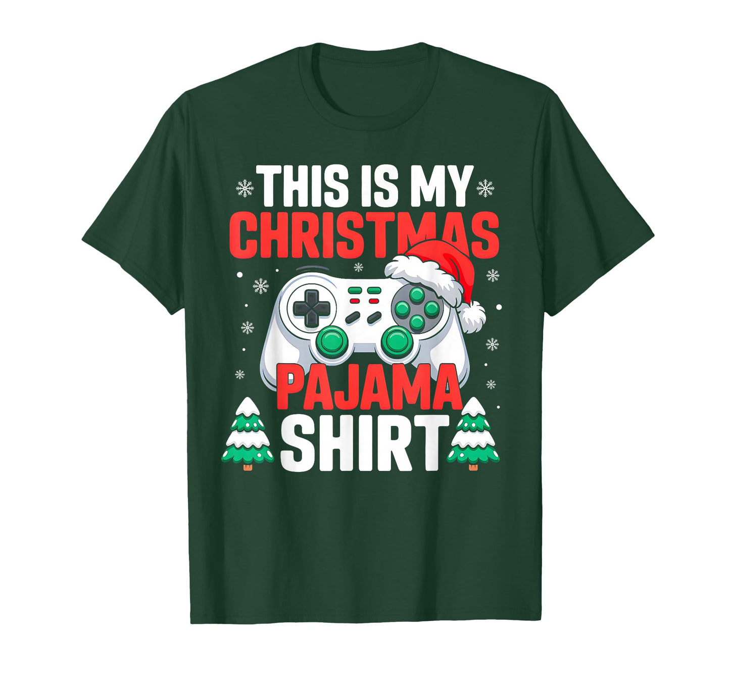 This is My Christmas Pajama Shirt Video Gamer Gaming Boys T-Shirt