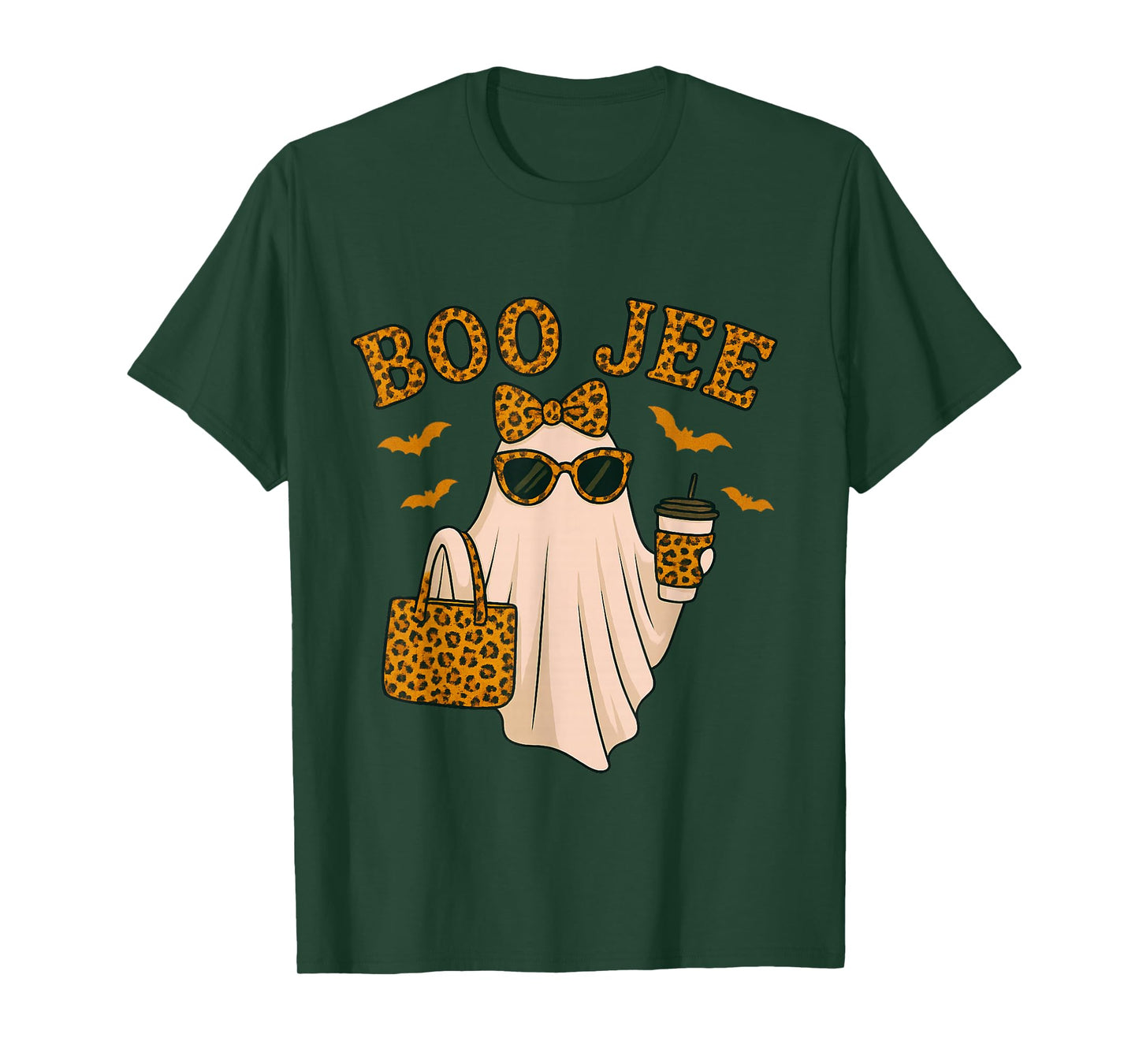 Boo JEE Ghost Shirt Halloween Women Girls Boojee Halloween T-Shirt