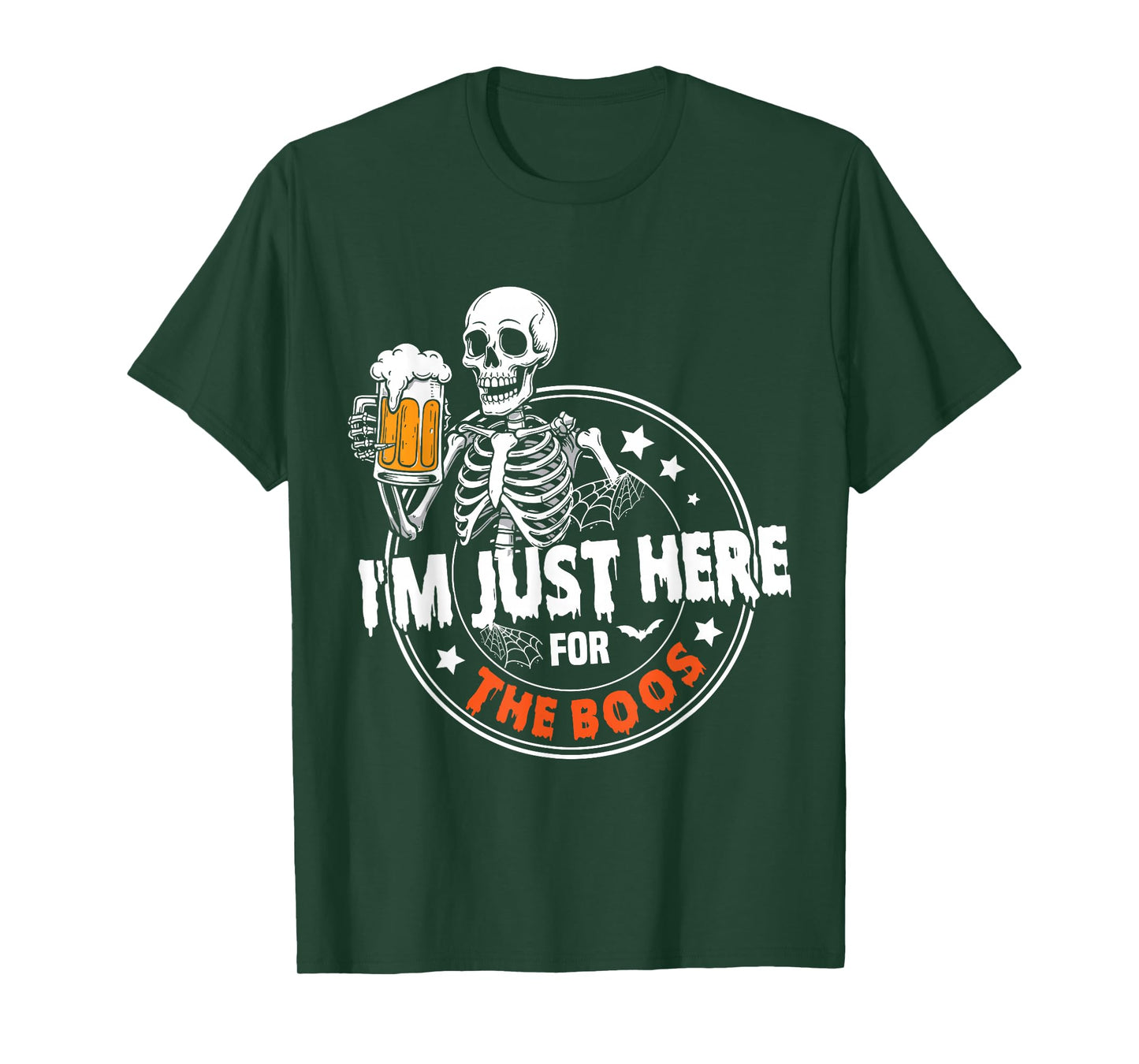 I'm Just Here for The Boos Cute Ghost Halloween Costume T-Shirt