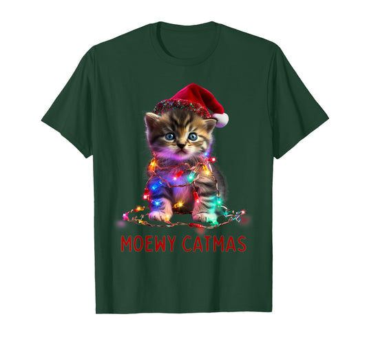 Moewy Catmas - Cat Christmas T-Shirt