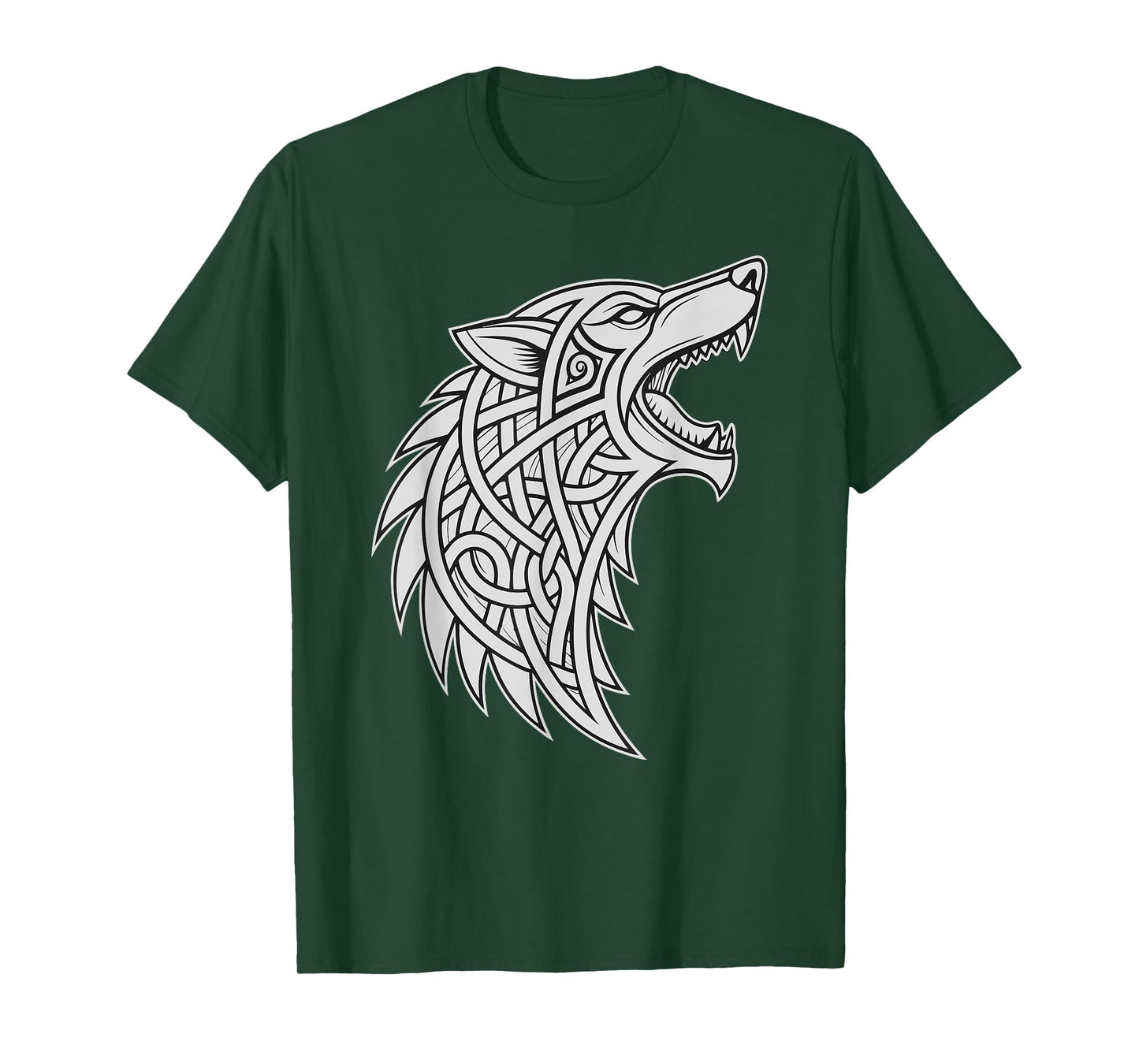 Viking Knotwork - Fenrir Viking Wolf – Norse Mythology T-Shirt