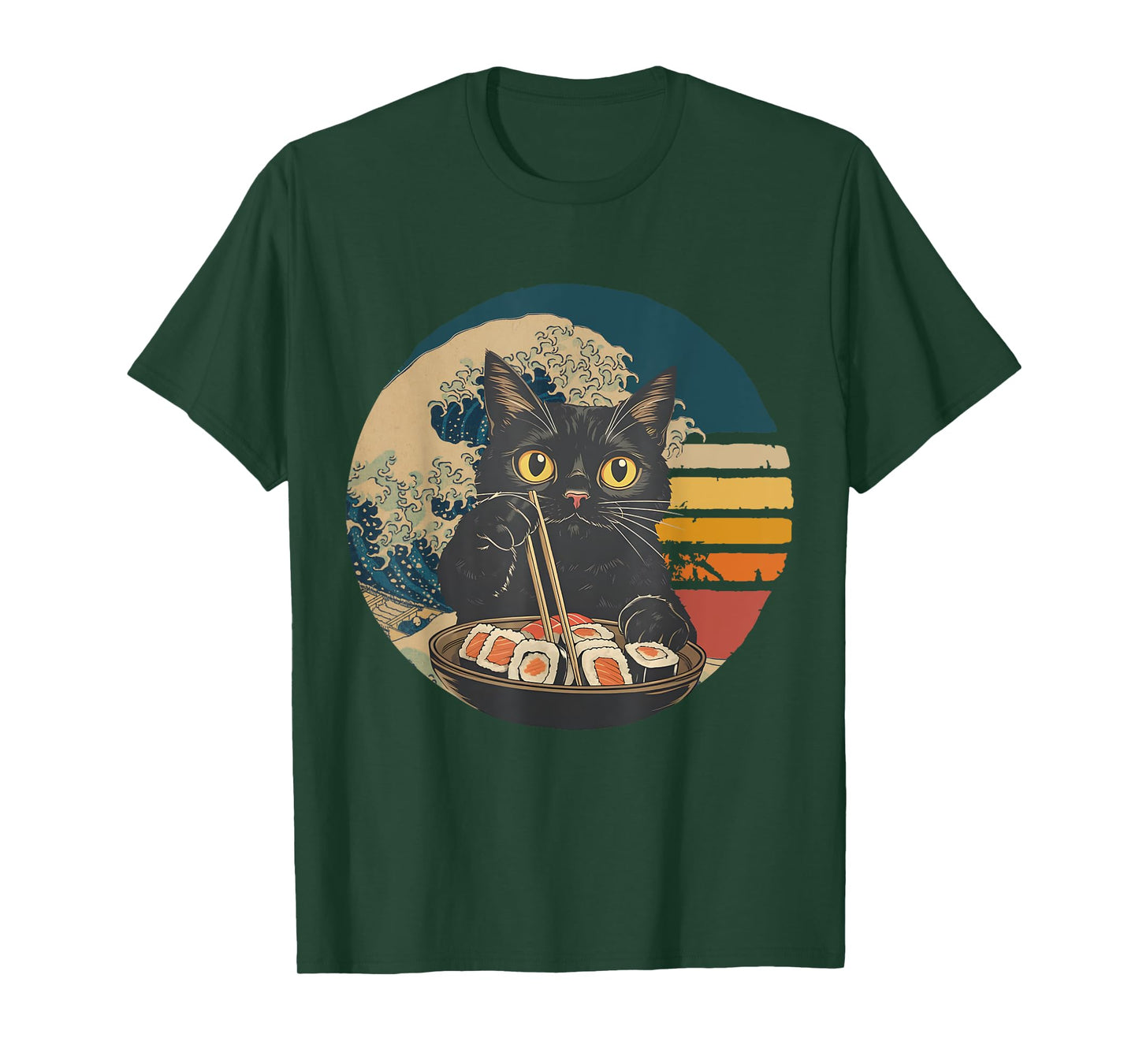 Cat Ramen Noodles Cat Japanese Kawaii Cat Japan Anime Cat T-Shirt