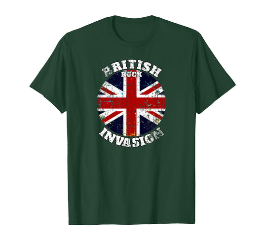 The British Rock Music Invasion T-shirt v2 T-Shirt