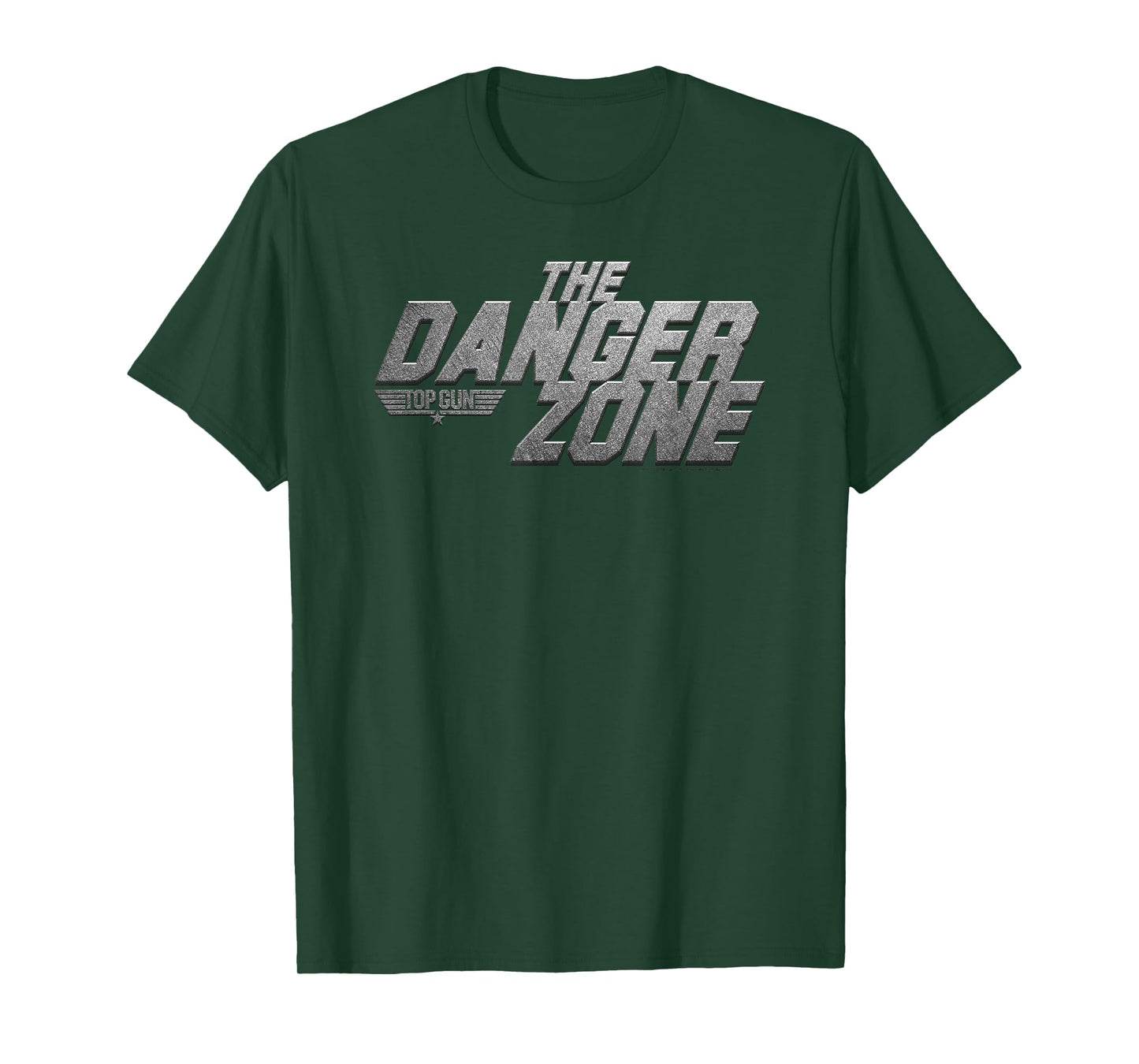 Top Gun Metallic Danger Zone Action Movie T-Shirt
