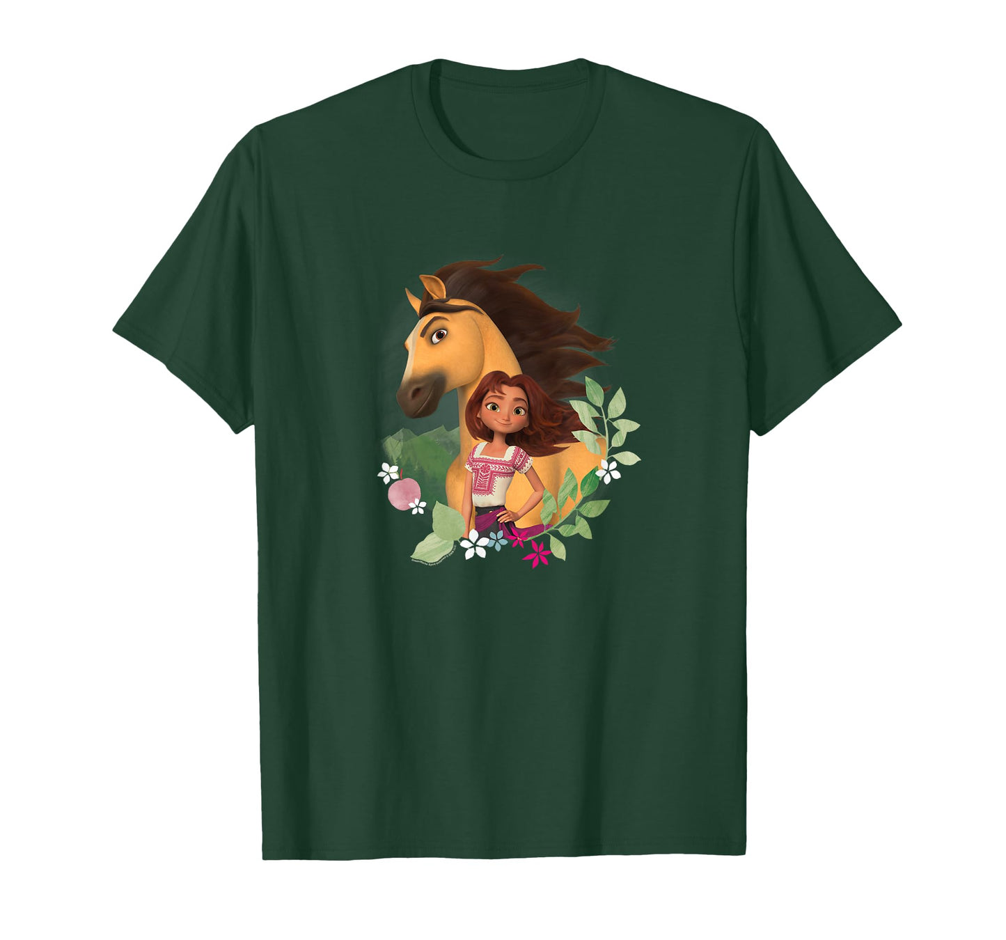 Spirit Untamed - Ghost and Happy Leaves T-Shirt