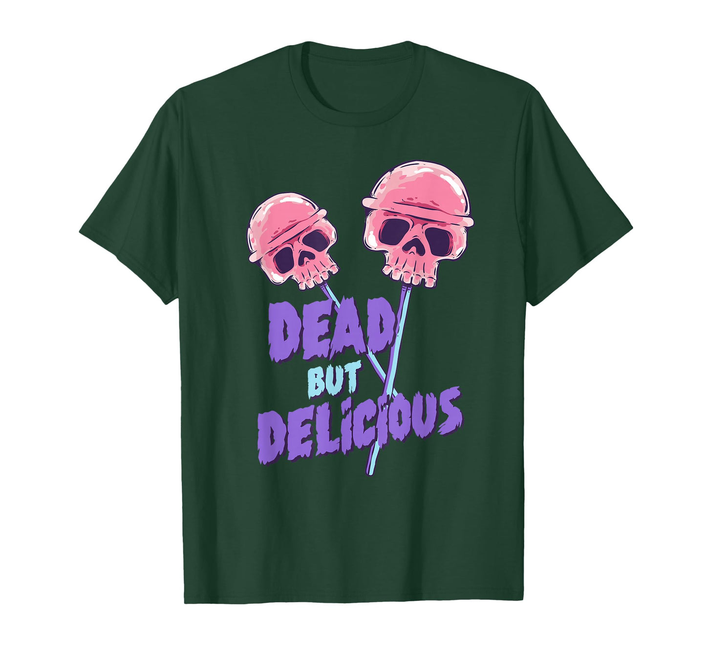 Cute Pastel Goth Dead But Delicious Skull Candy Sweet Lover T-Shirt
