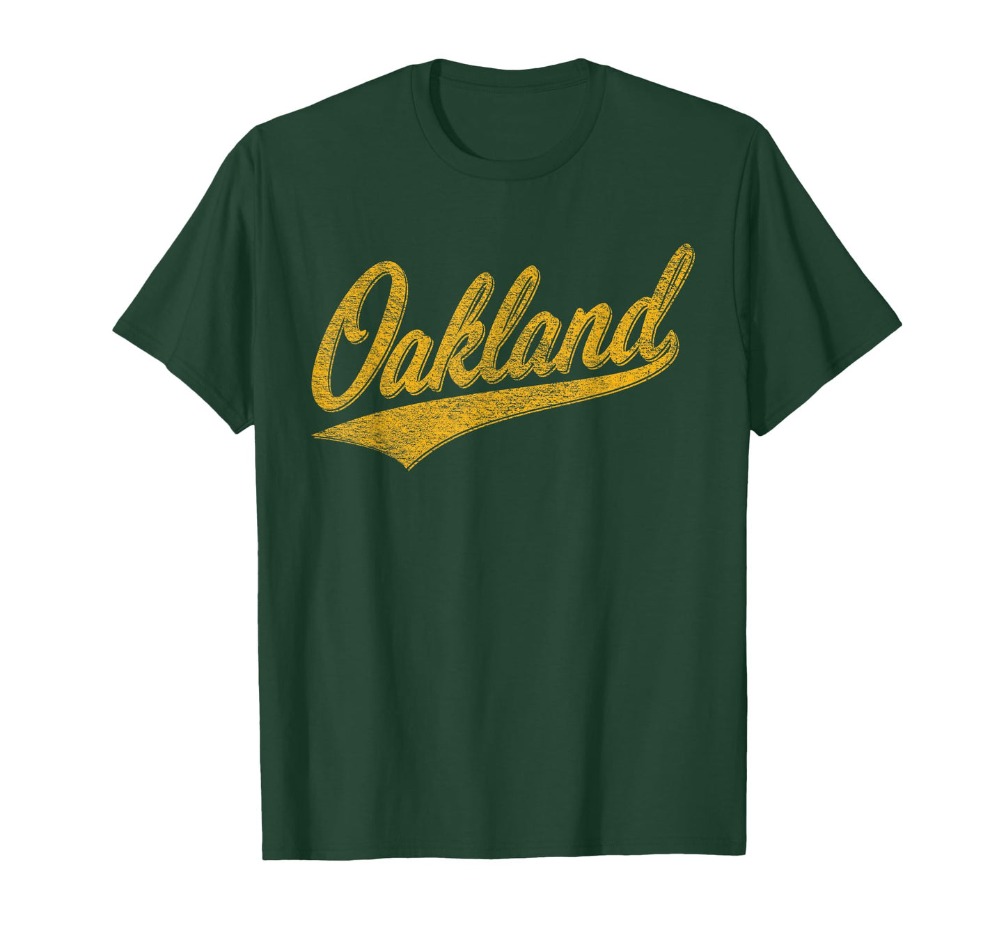 Oakland California Varsity Script Classic Sport Jersey Style T-Shirt