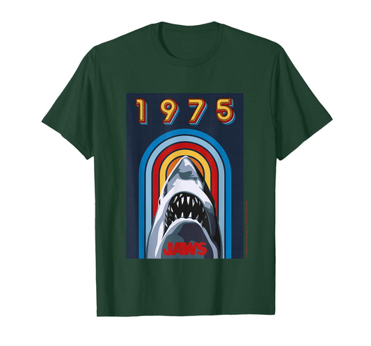 Jaws 2025 1975 Retro Shark Design T-Shirt