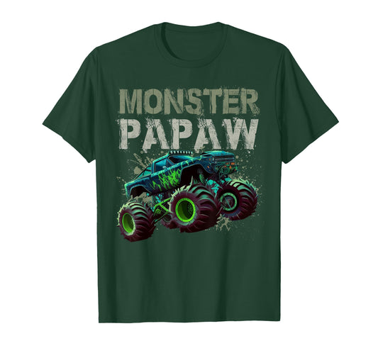 Monster Truck Papaw Family Matching Monster Truck Lovers T-Shirt