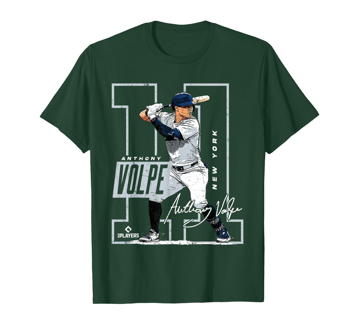 Anthony Volpe | New York Y MLB Baseball Players | MLBAVO202M T-Shirt