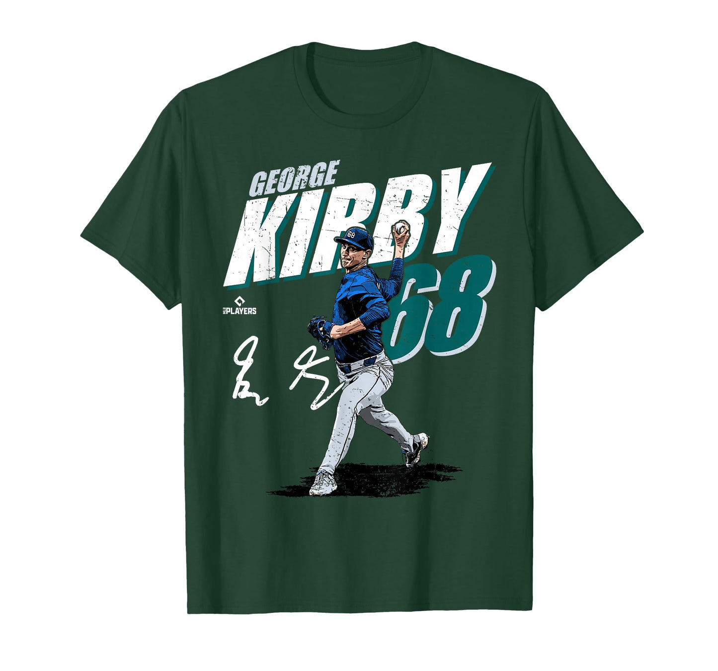 George Kirby | Seattle MLB Baseball Players | MLBGKI204M T-Shirt