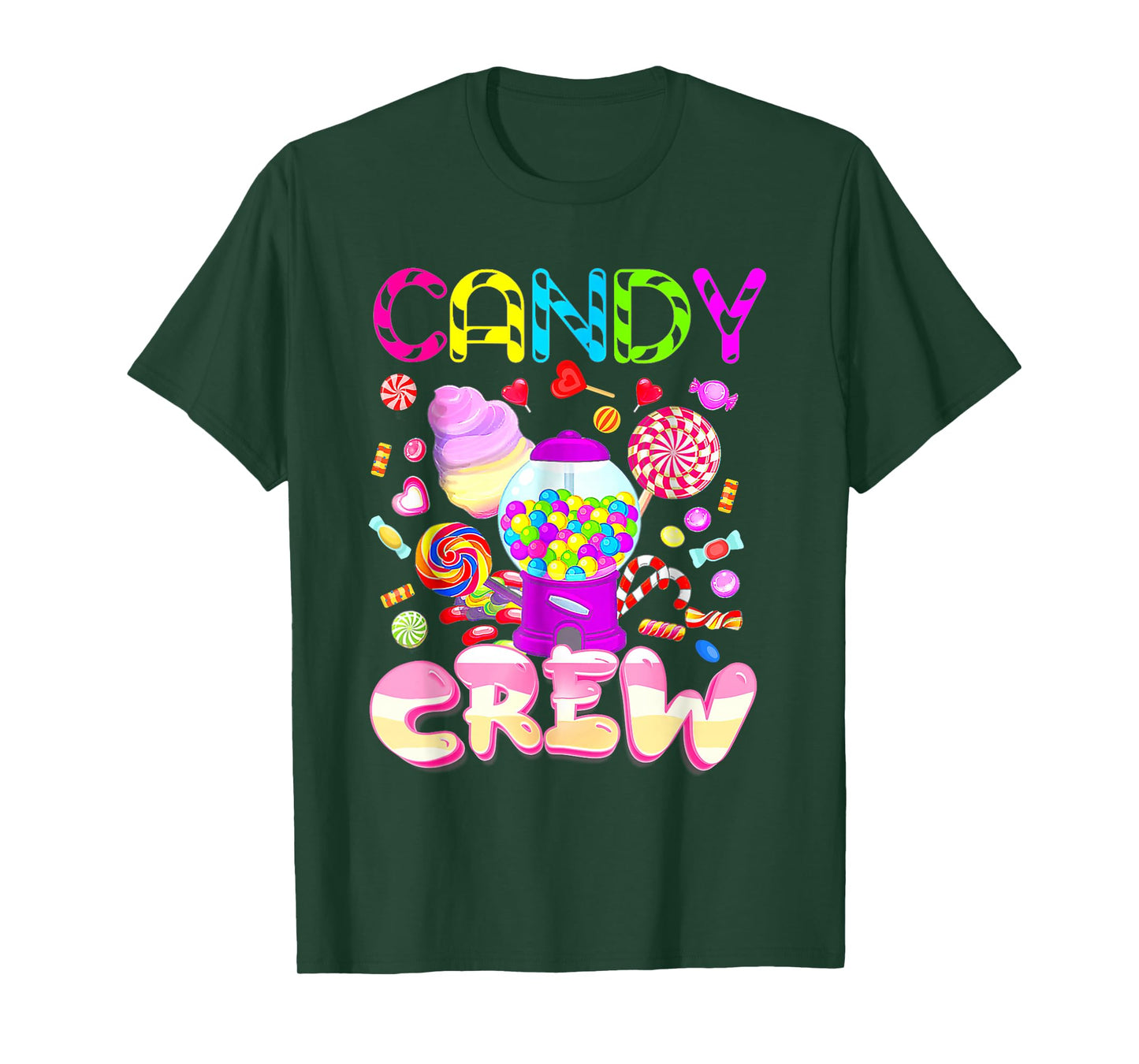 Candy Crew Costume Halloween Kids Boy Girls Sweet Foods T-Shirt