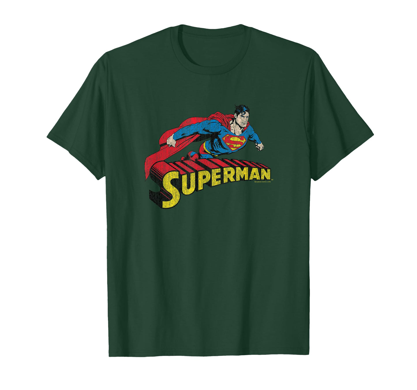 Superman Flying Over T-Shirt