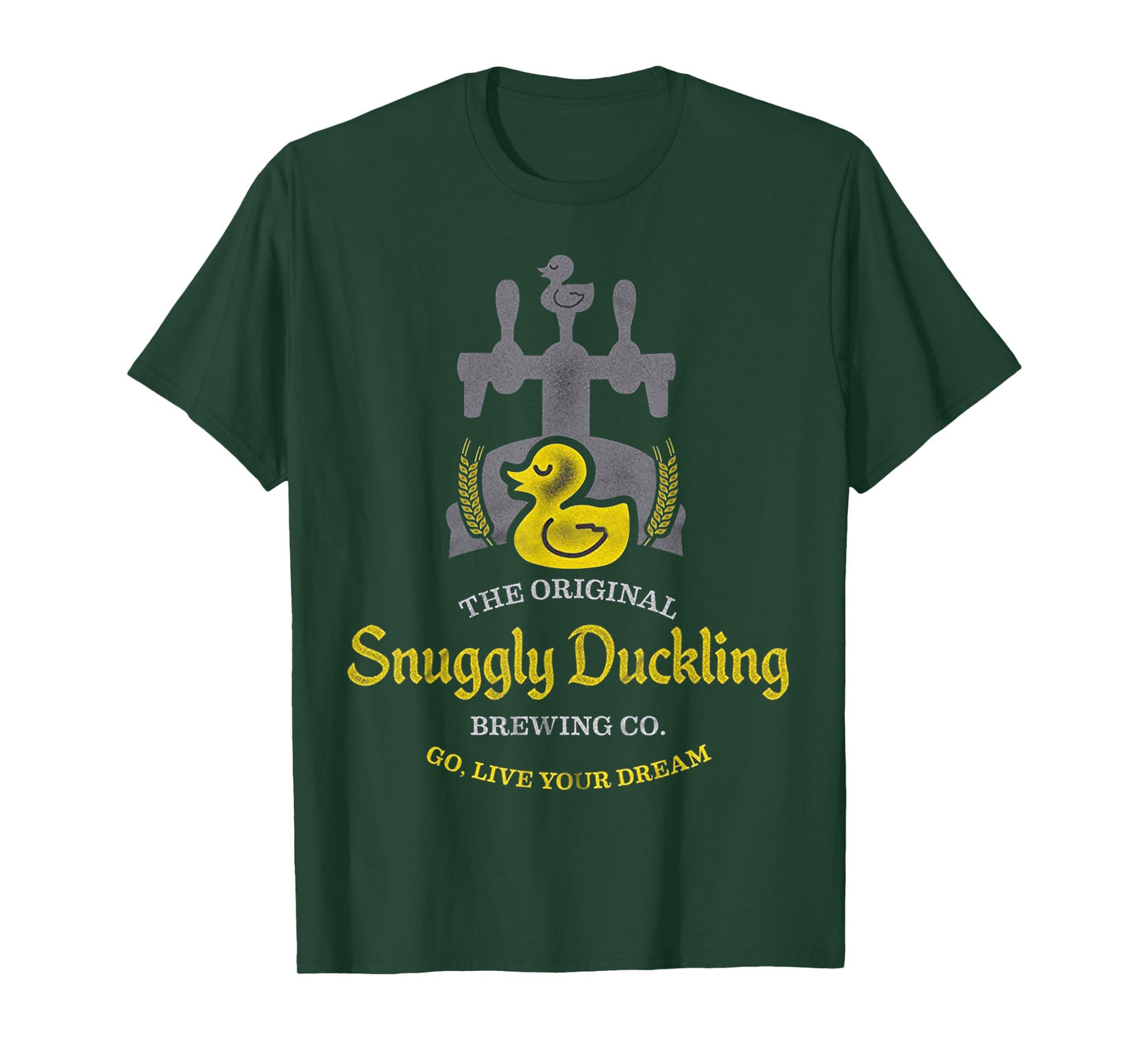 Snuggly Duckling Brewing Company Mens Womens T-Shirt