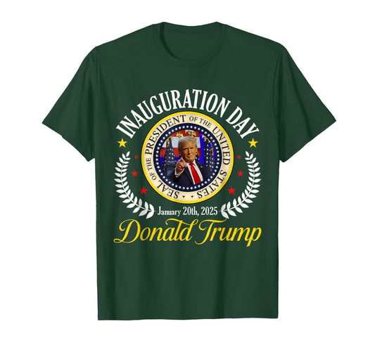President Donald Trump Inauguration Day 2025 Memorabilia T-Shirt