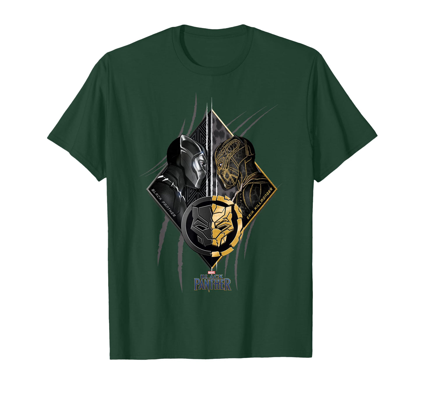 Marvel Black Panther Movie Jaguar Split Clawed T-Shirt T-Shirt