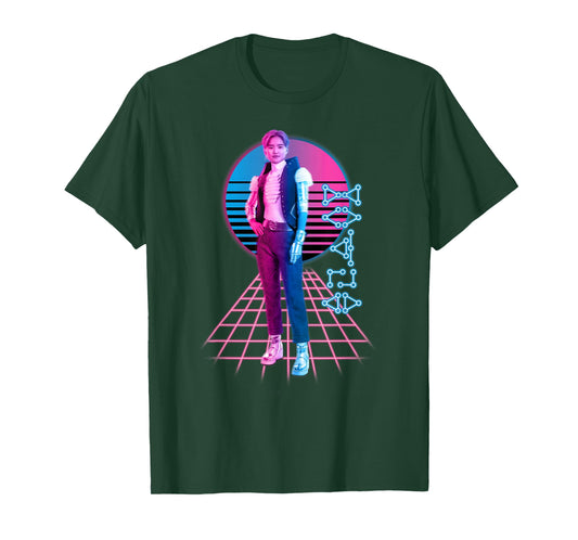 Disney Zombies 3 A-Spen Neon Standing Pose T-Shirt