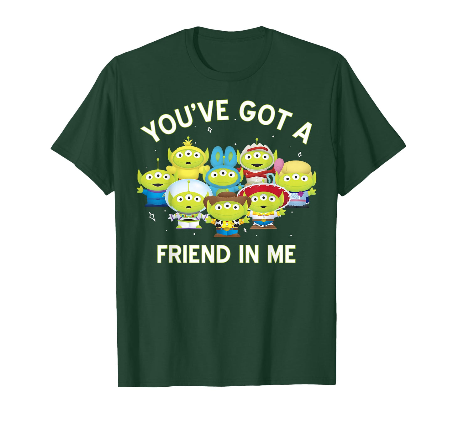 Disney Pixar Aliens Toy Story You've Got A Friend In Me T-Shirt