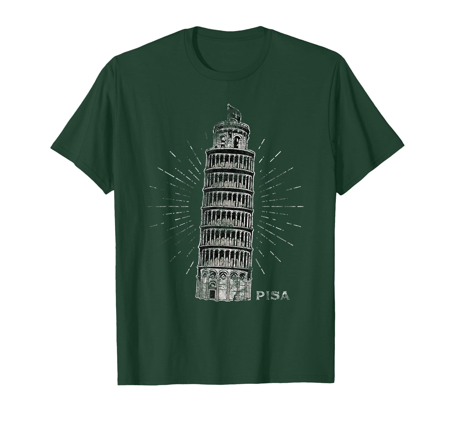 Leaning Tower of Pisa Italian Pride Italia Love Italy TShirt T-Shirt