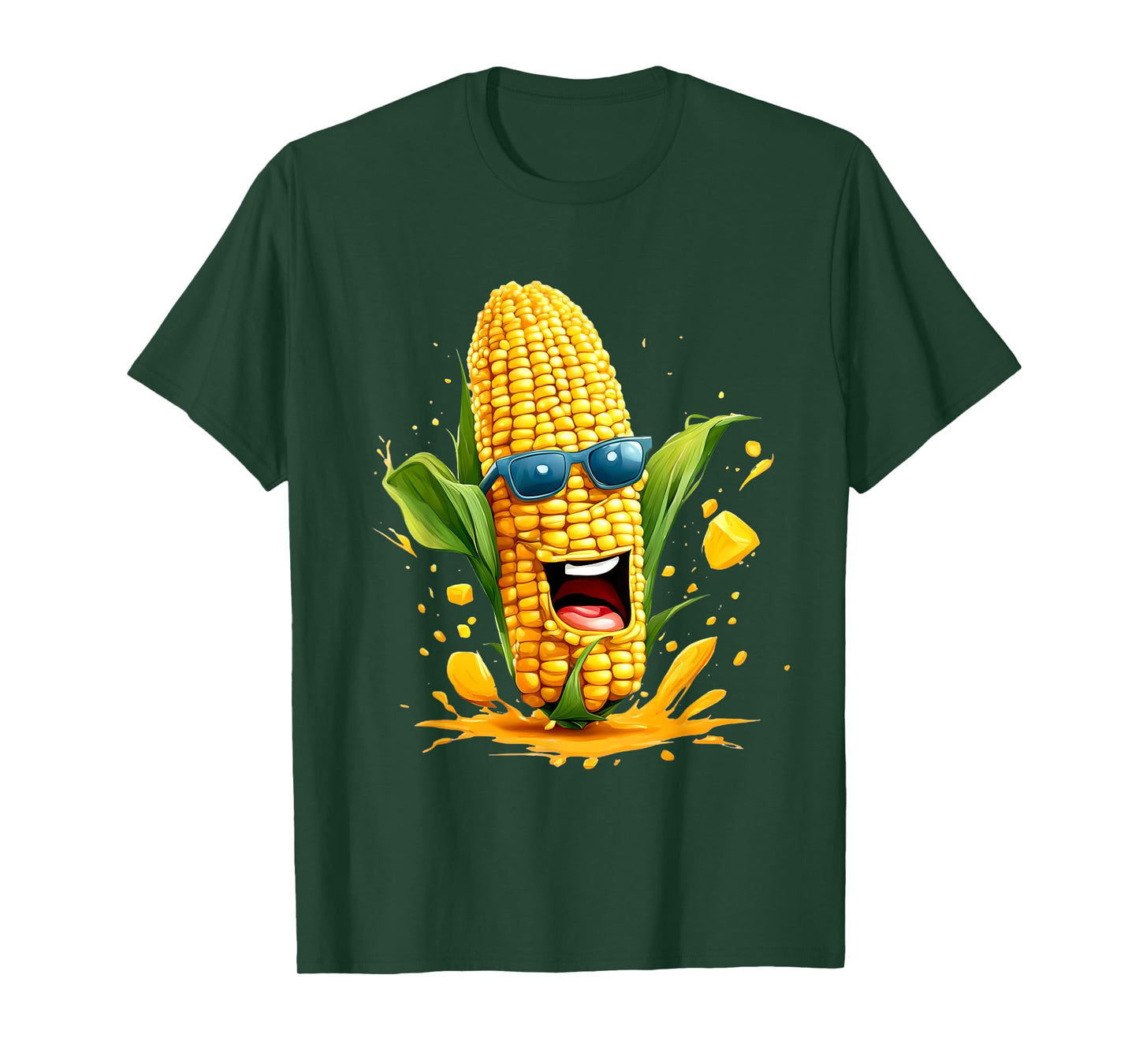 Funny Corn Design For Sweet Corn Men Women Kids T-Shirt