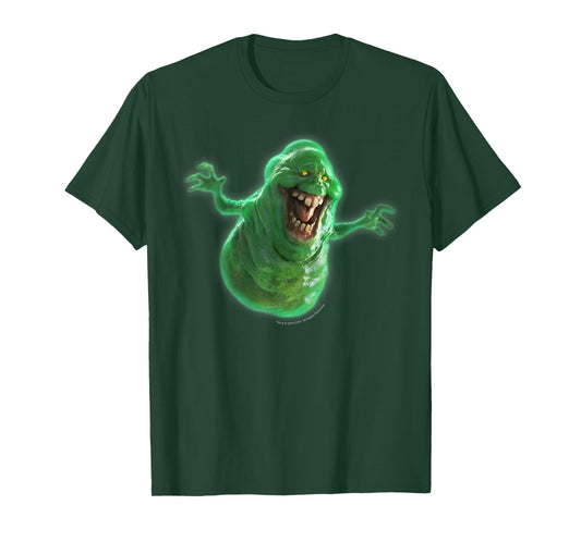 Ghostbusters Slimer Large Face Portrait T-Shirt