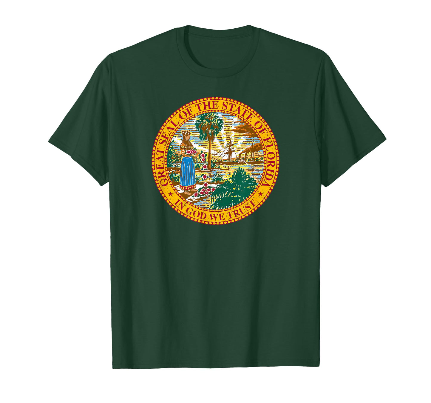 Florida State Seal Flag T-Shirt