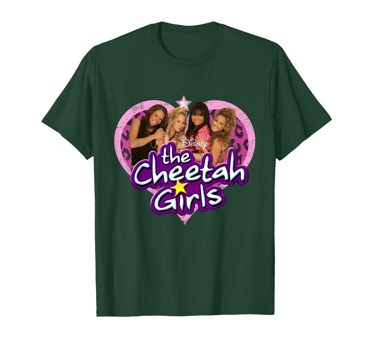 Disney Channel The Cheetah Girls Characters and Logo T-Shirt Small