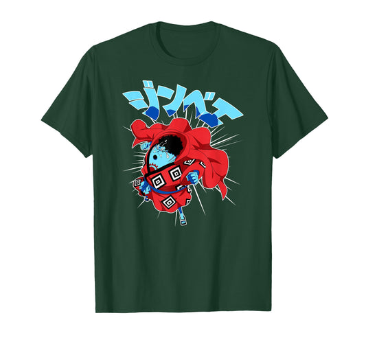 One Piece Anime Jinbei Burst Wano Costume T-Shirt