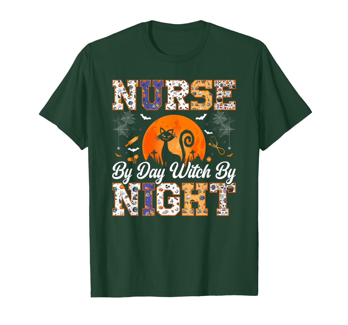 Night Halloween Boo Crew Nurse Halloween For Nurses RN T-Shirt