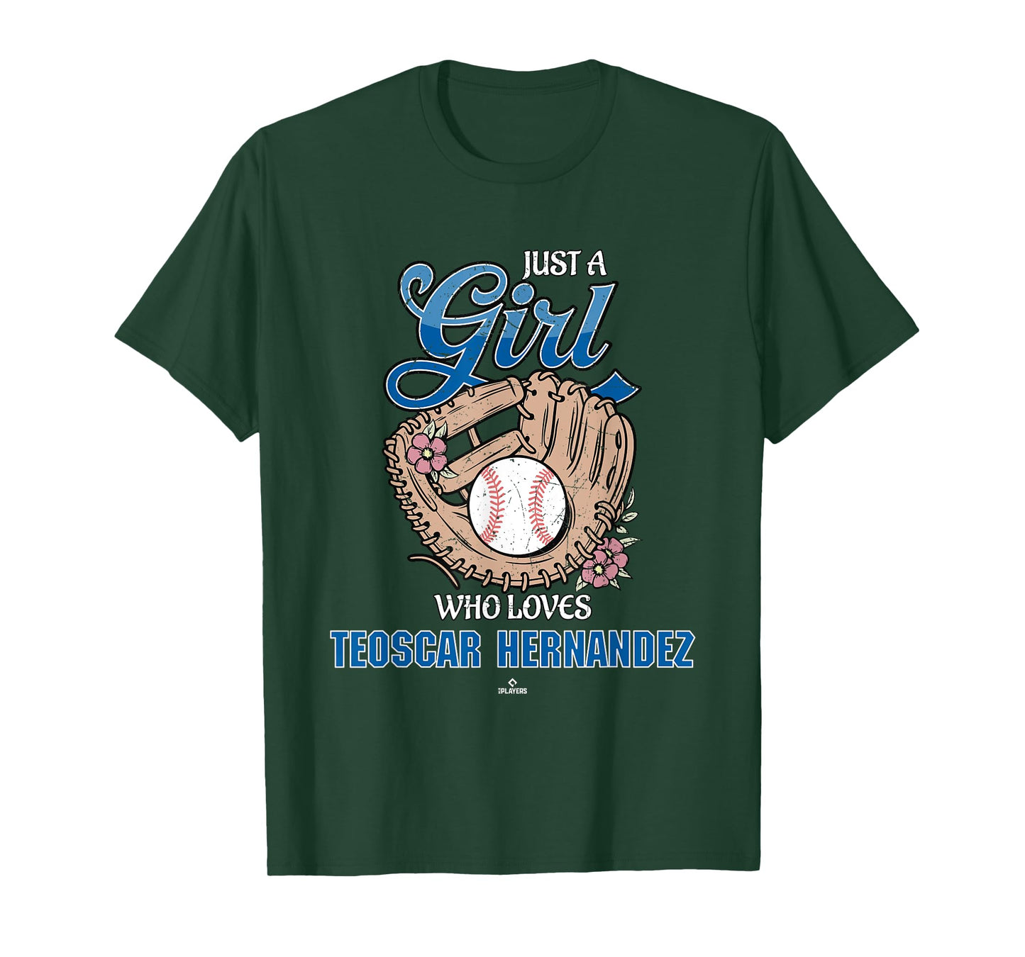 Just a Girl Who Loves Teoscar Hernandez Los Angeles Baseball T-Shirt
