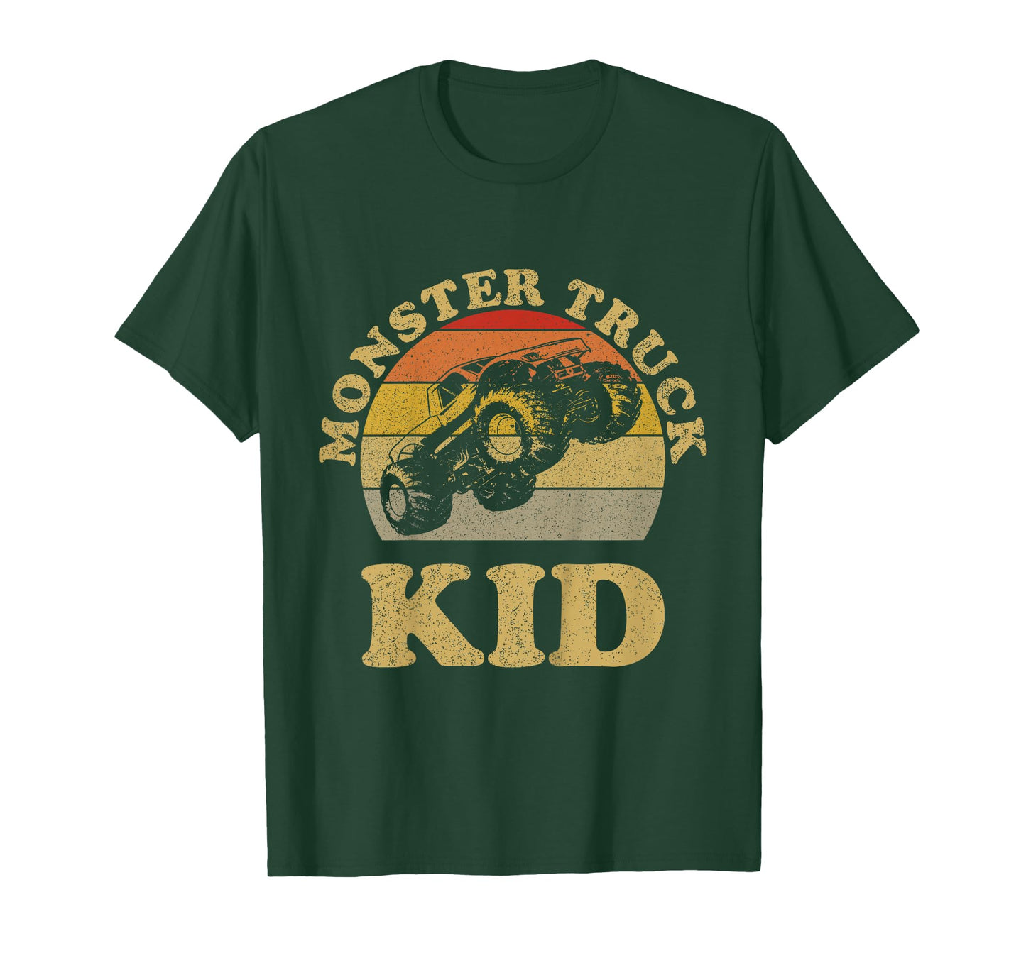 Monster Truck Kids Retro Vintage Monster Truck Shirt T-Shirt