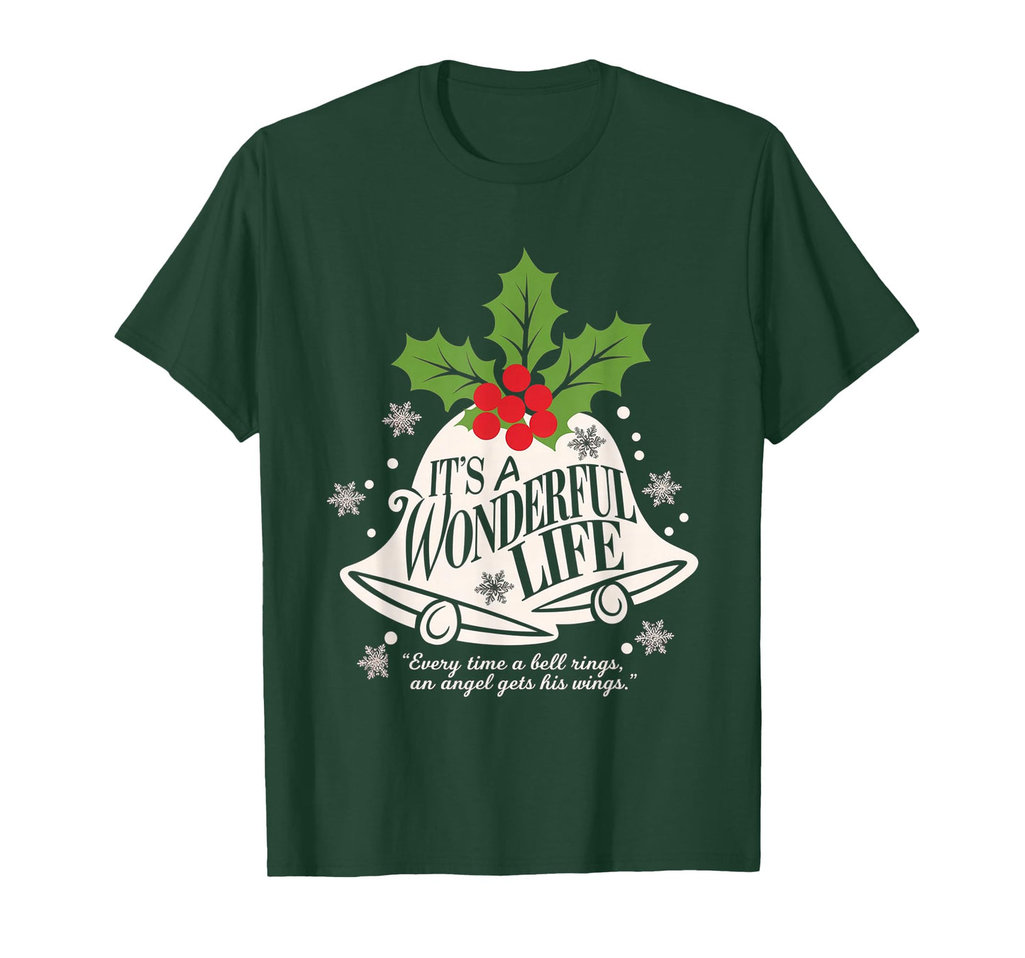 It's a Wonderful Life Everytime A Bell Rings Christmas Movie T-Shirt