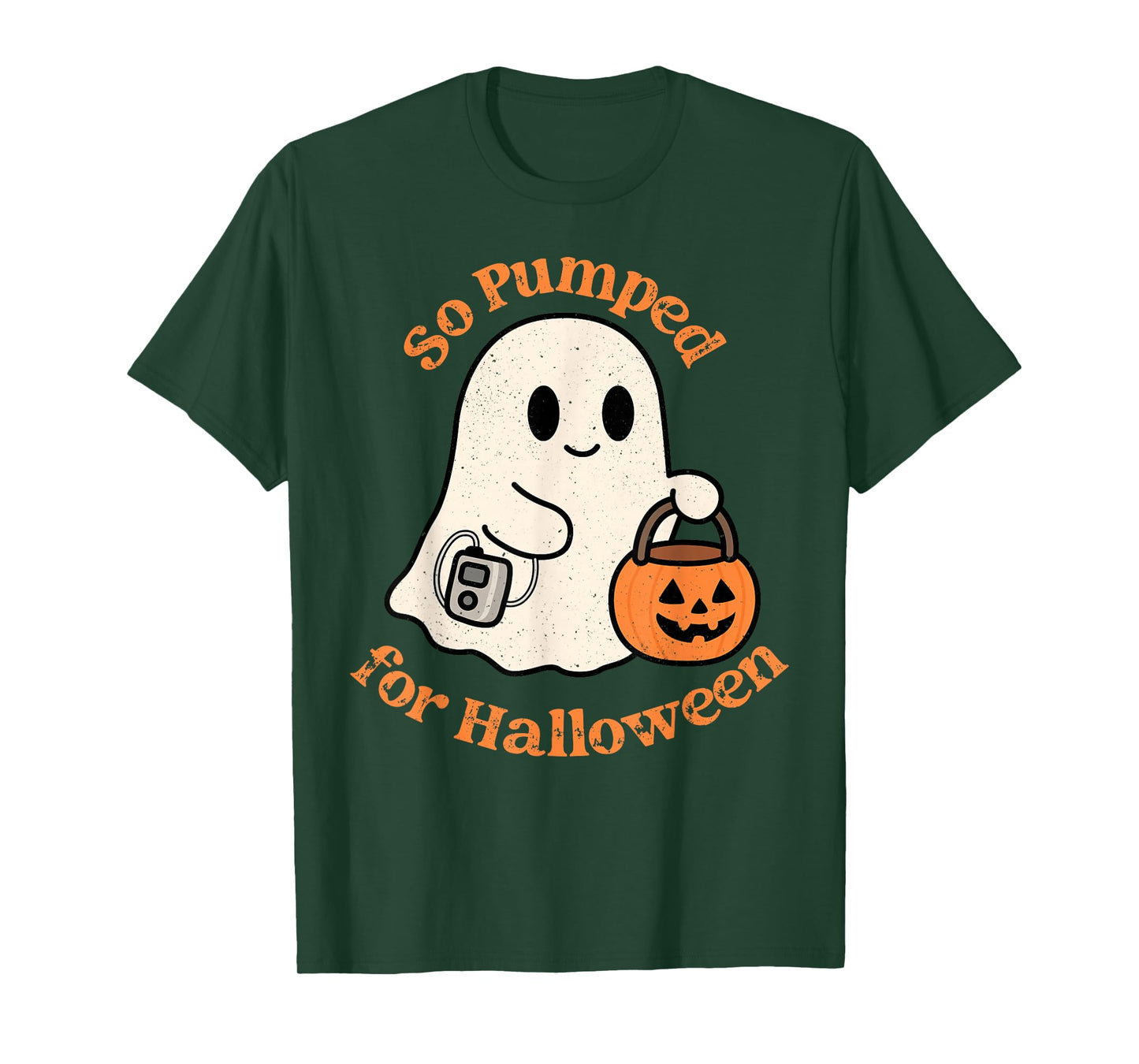So Pumped for Halloween Cute Boo Ghost Spooky Season T-Shirt