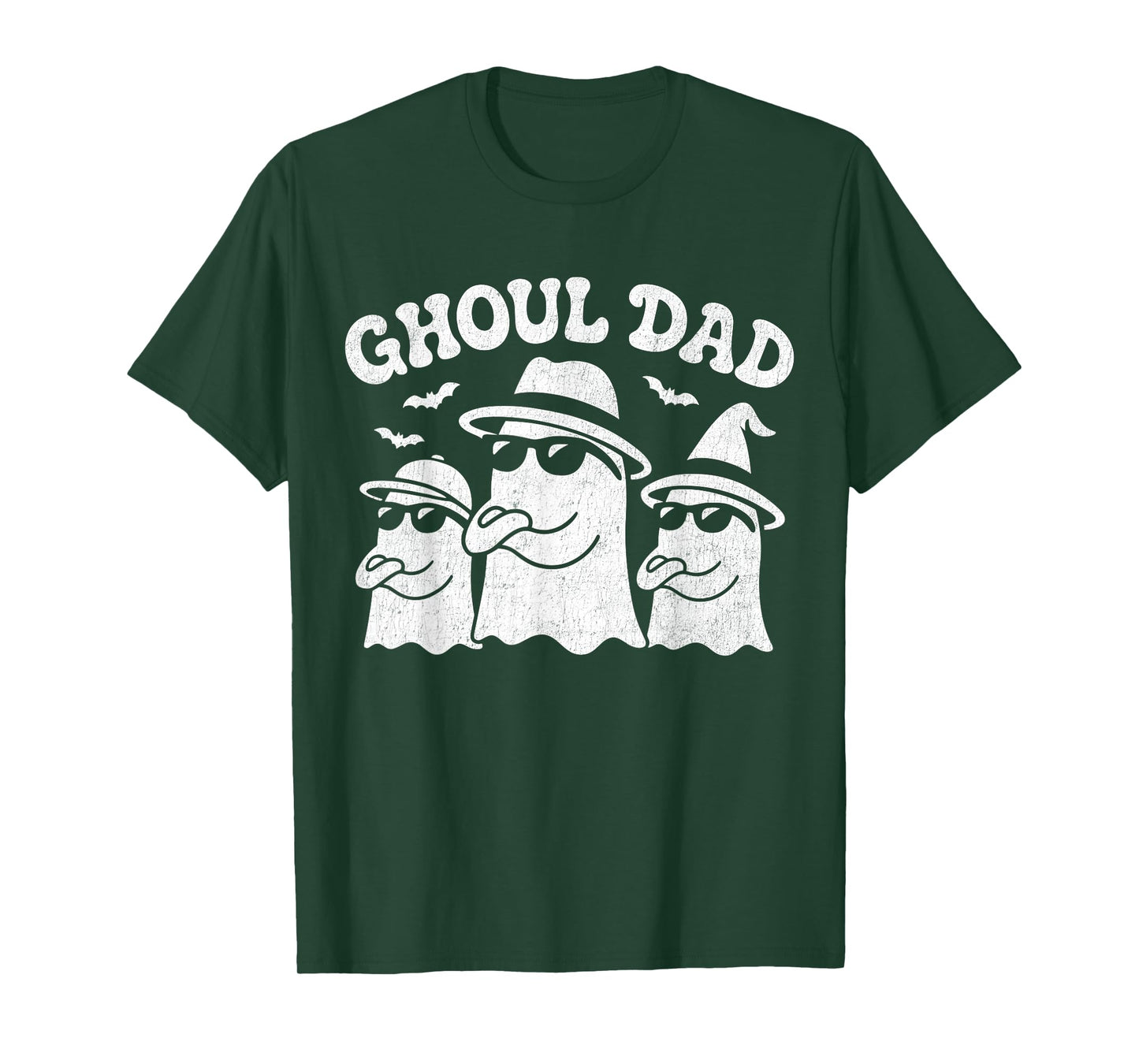 Ghoul Dad Vintage Daddy Ghost Funny Halloween T-Shirt