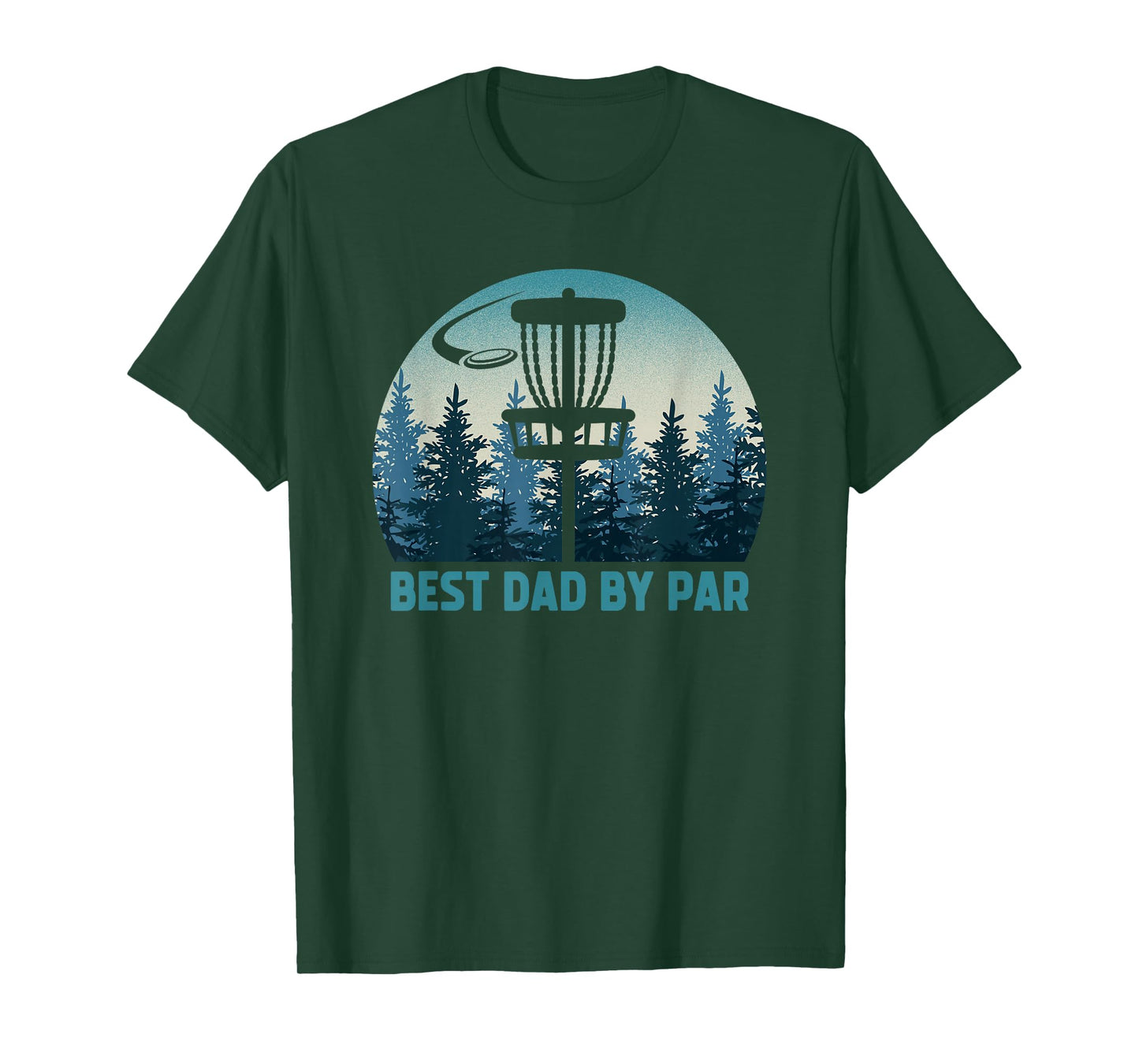 Best Dad by Par Funny Disc Golf Frisbee Golfer Father's Day T-Shirt