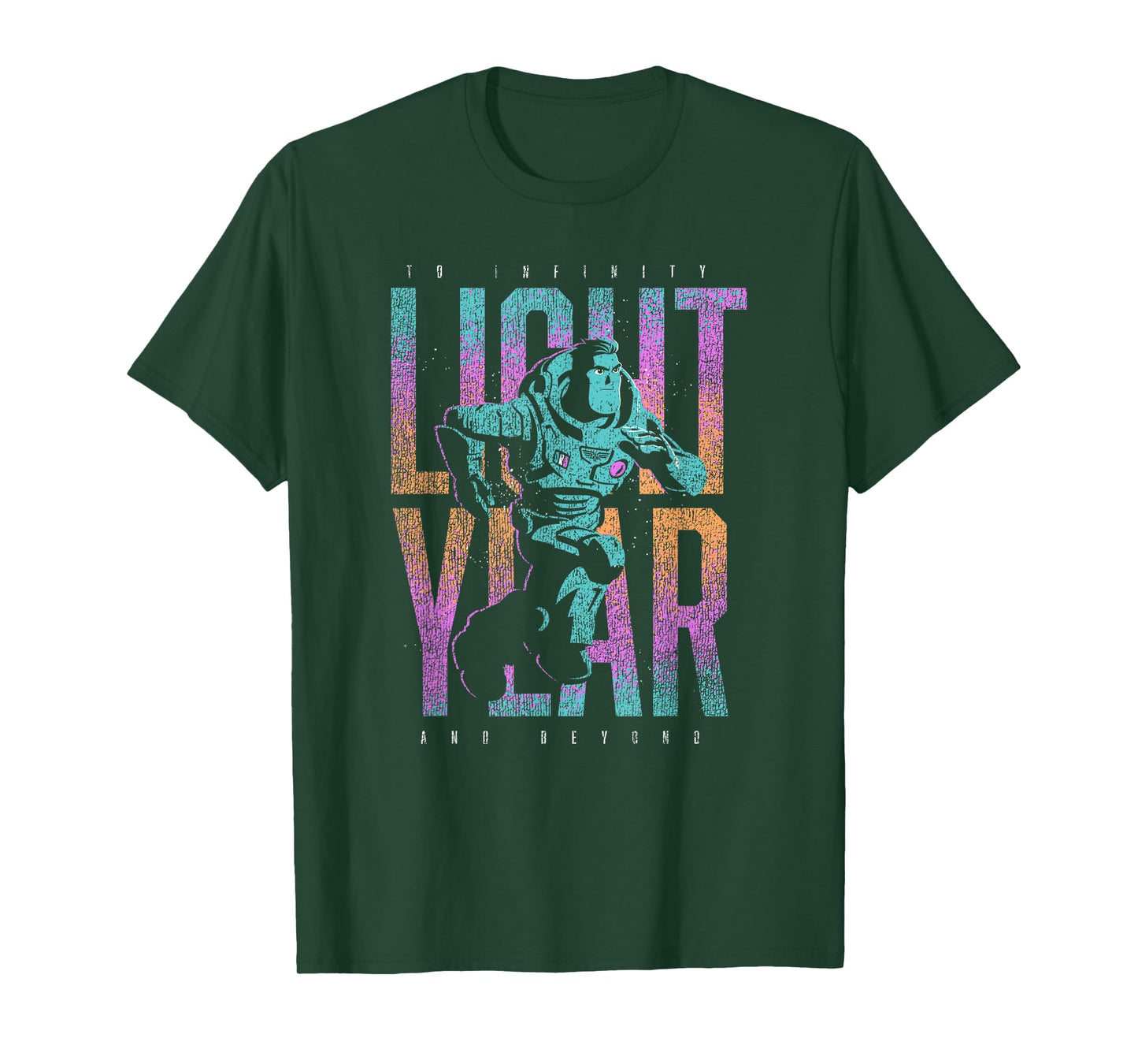 Disney Pixar Lightyear Buzz Lightyear to Infinity and Beyond T-Shirt Small