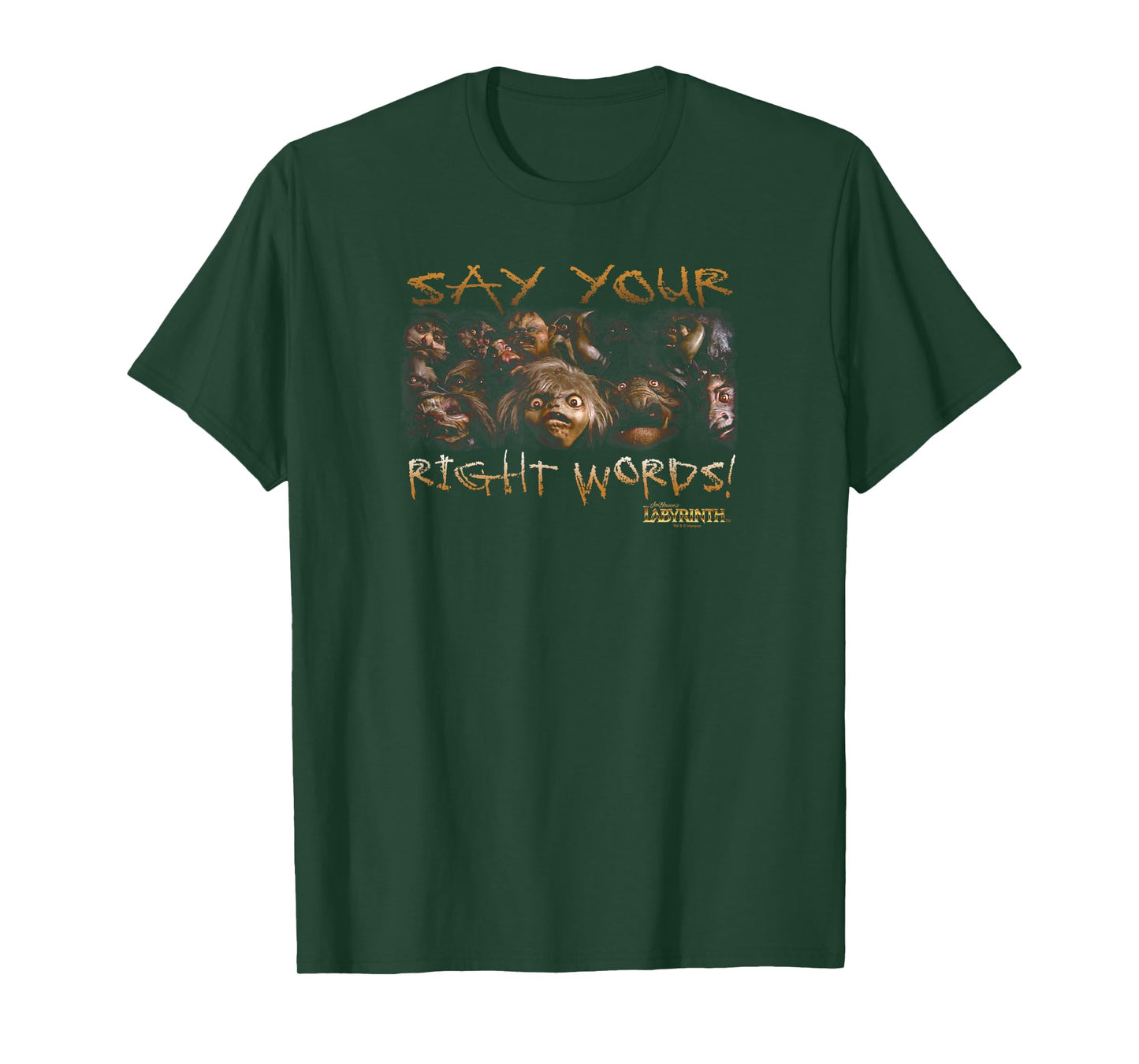 Labyrinth Say Your Right Words T-Shirt Small