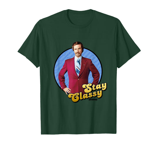 Anchorman Stay Classy Ron T-Shirt