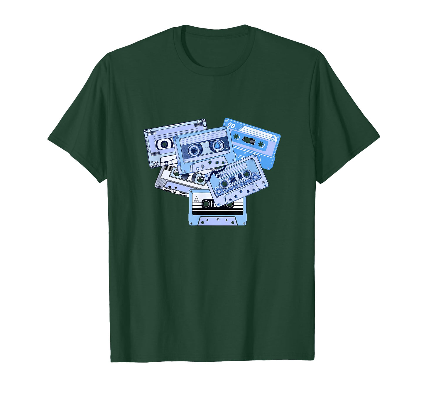 Blue Tapes Light Blue Graphic T-Shirt