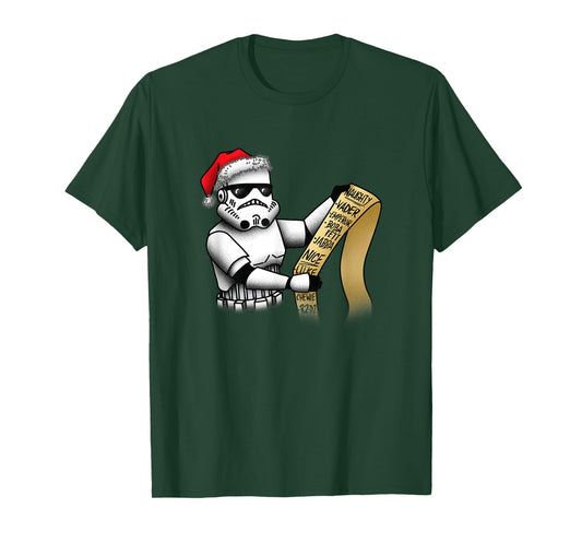 Star Wars Christmas Stormtrooper Naughty & Nice List T-Shirt
