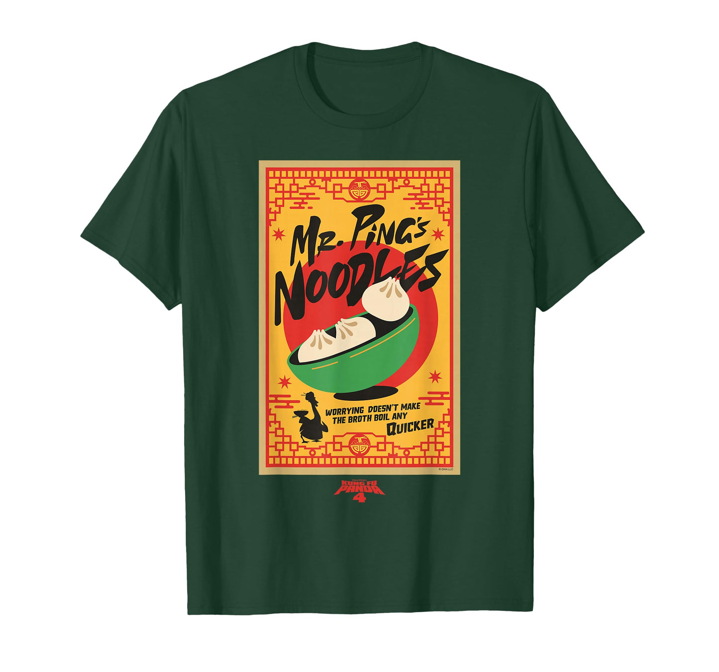DreamWorks Kung Fu Panda 4 Mr. Pings Noodles T-Shirt