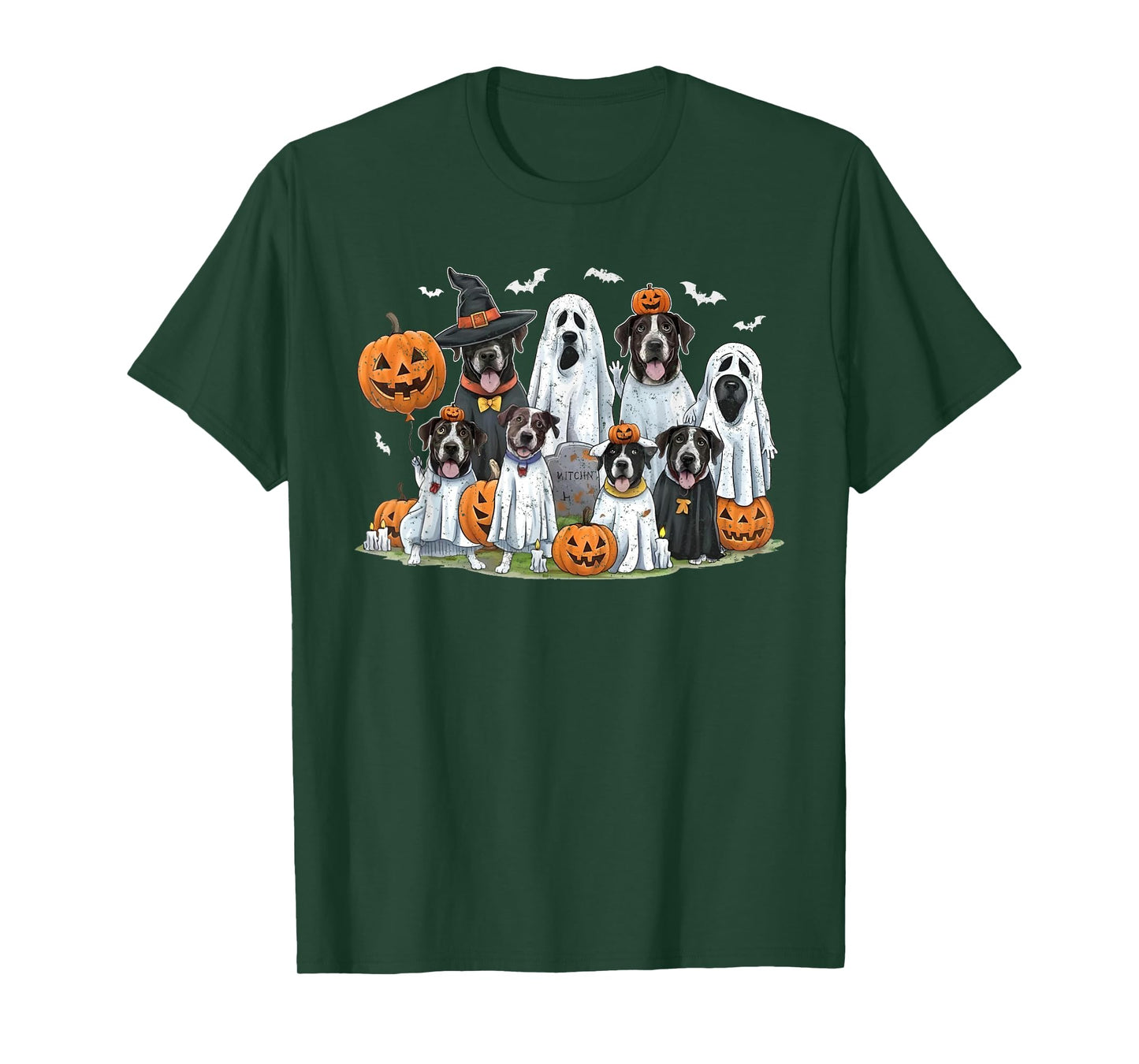 Dog Ghost Cute Dogs Dressed As Ghosts Funny Halloween Gifts T-Shirt