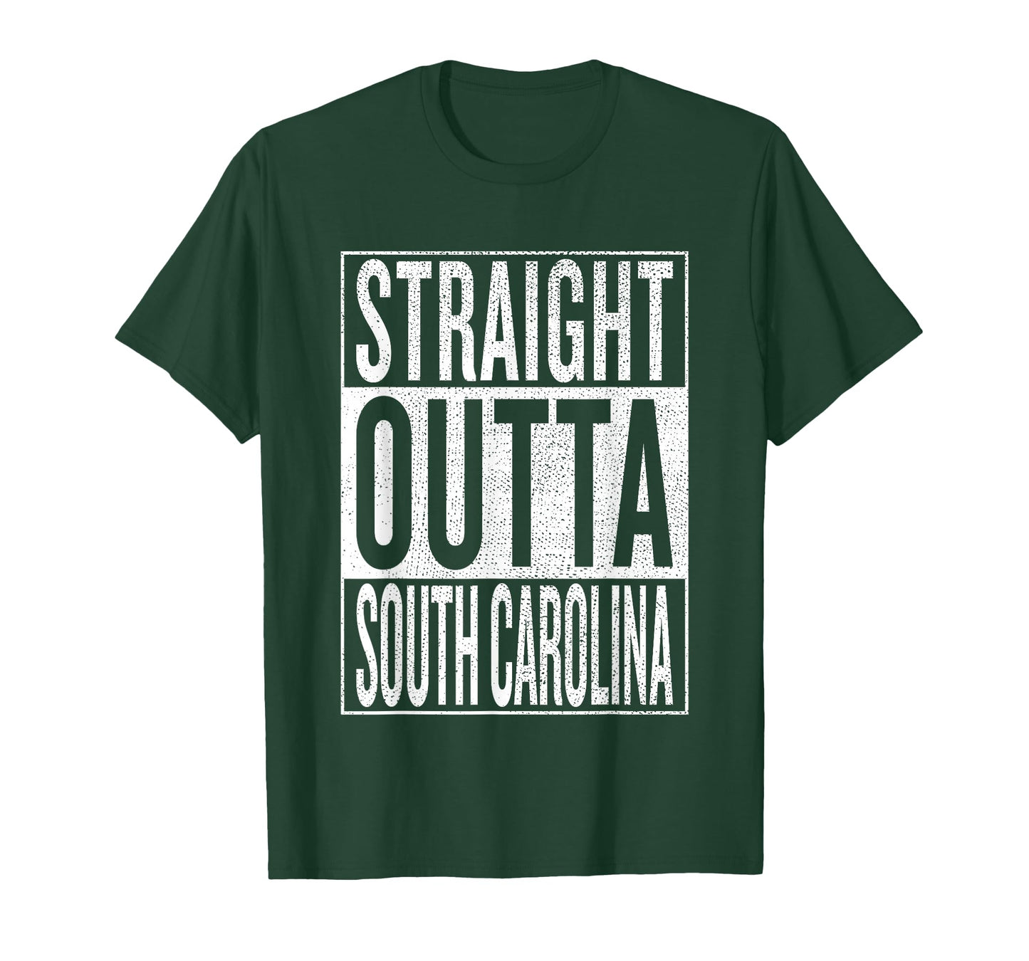 Straight outta South Carolina Great Travel Gift Idea T-Shirt T-Shirt