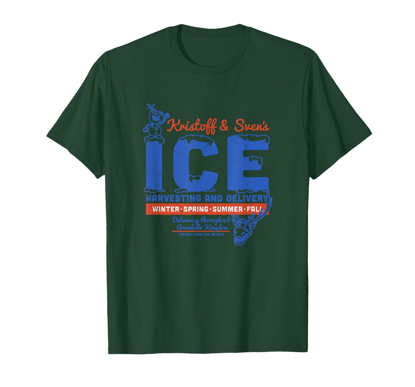 Disney Frozen Kristoff & Sven's Ice Harvesting and Delivery T-Shirt