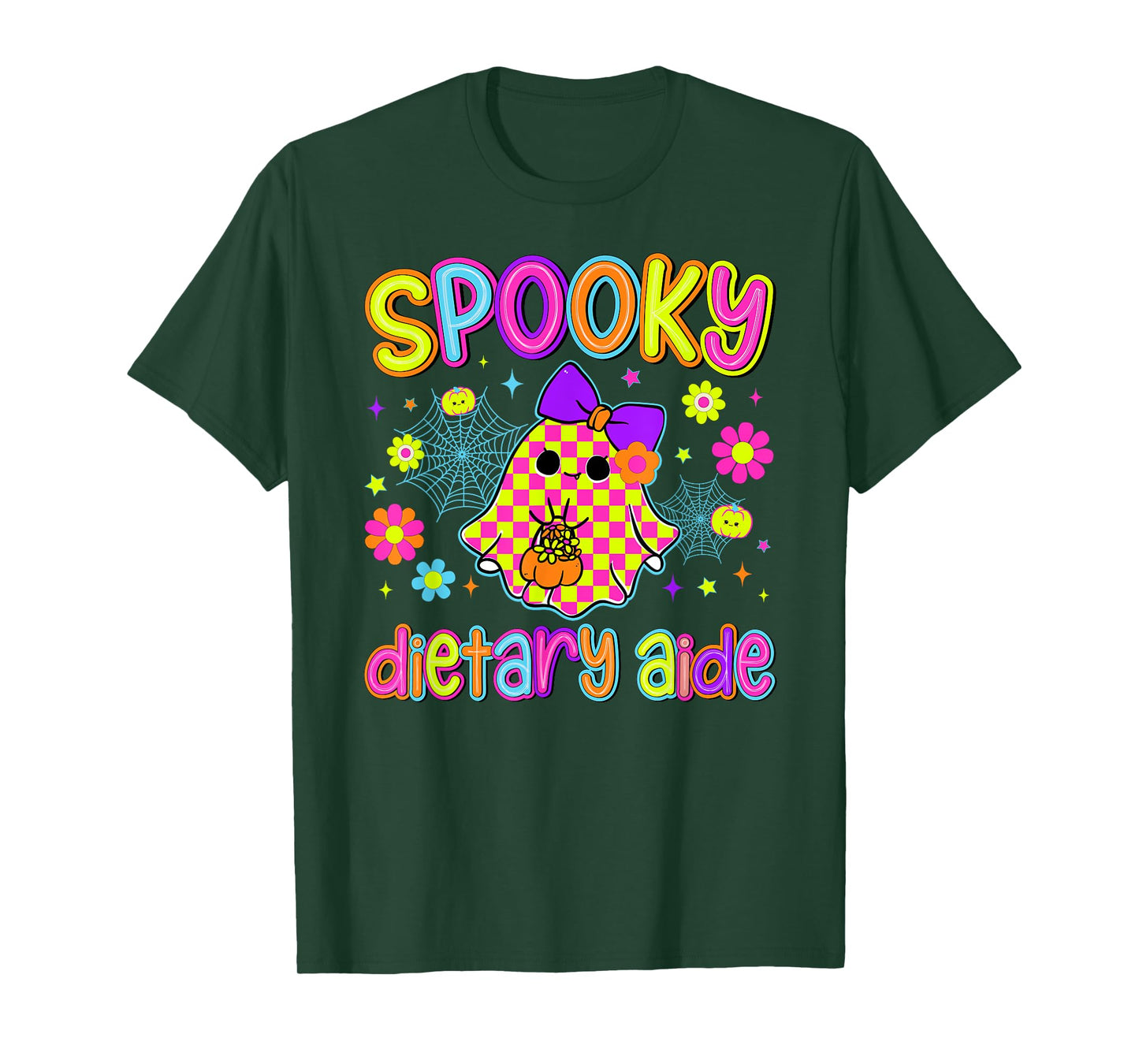 Spooky Dietary Aide Halloween Dietary Aide Coquette T-Shirt