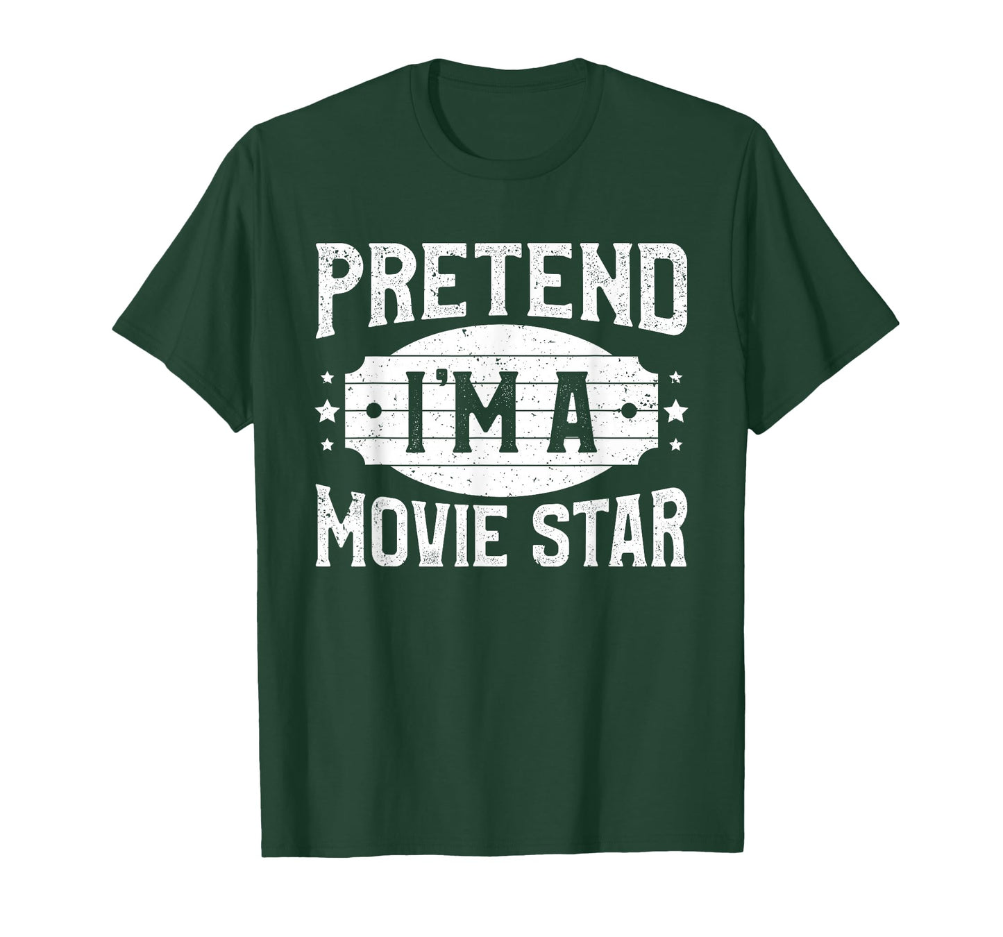 Pretend I'm A Movie Star Matching Costume Halloween Party T-Shirt