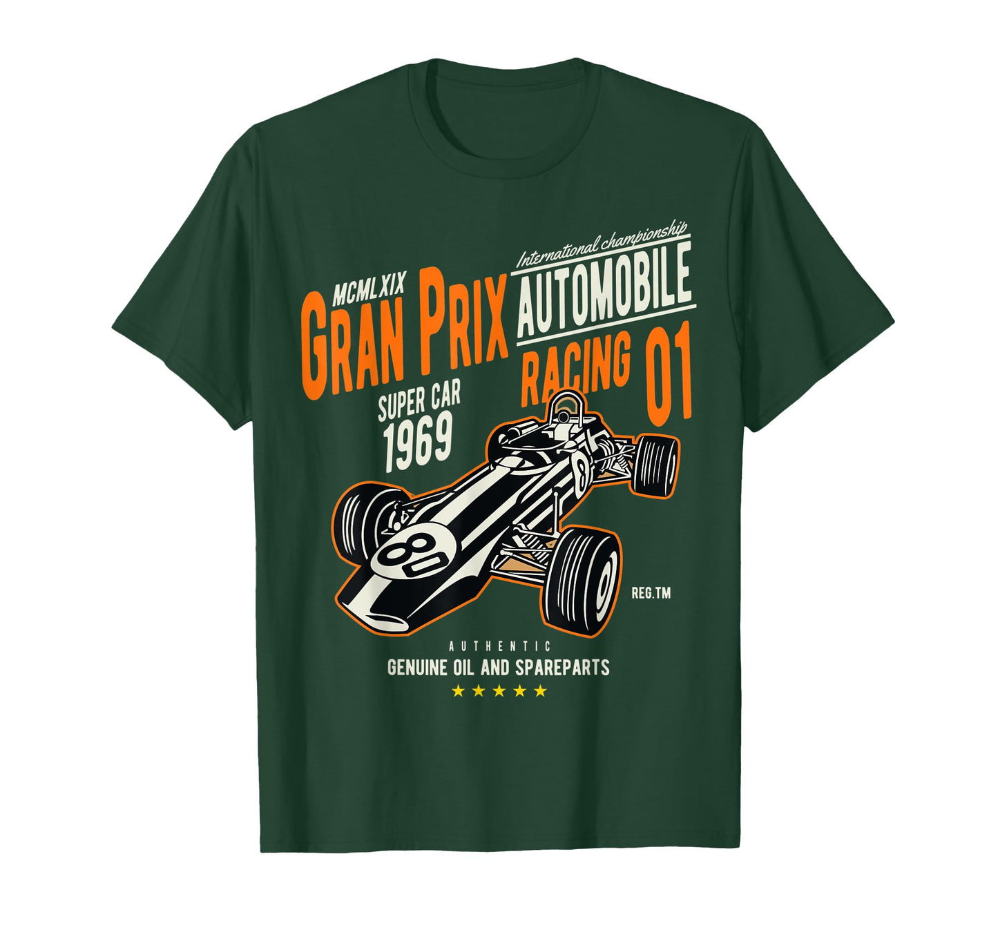 Vintage Car Racing Shirt Gran Prix 60s Auto Lovers Gift T-Shirt